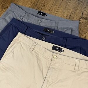 U-510 Pants Men 36x27 (37x27) Blue Khaki Gray Performance Chino Under 5'10 Lot 3